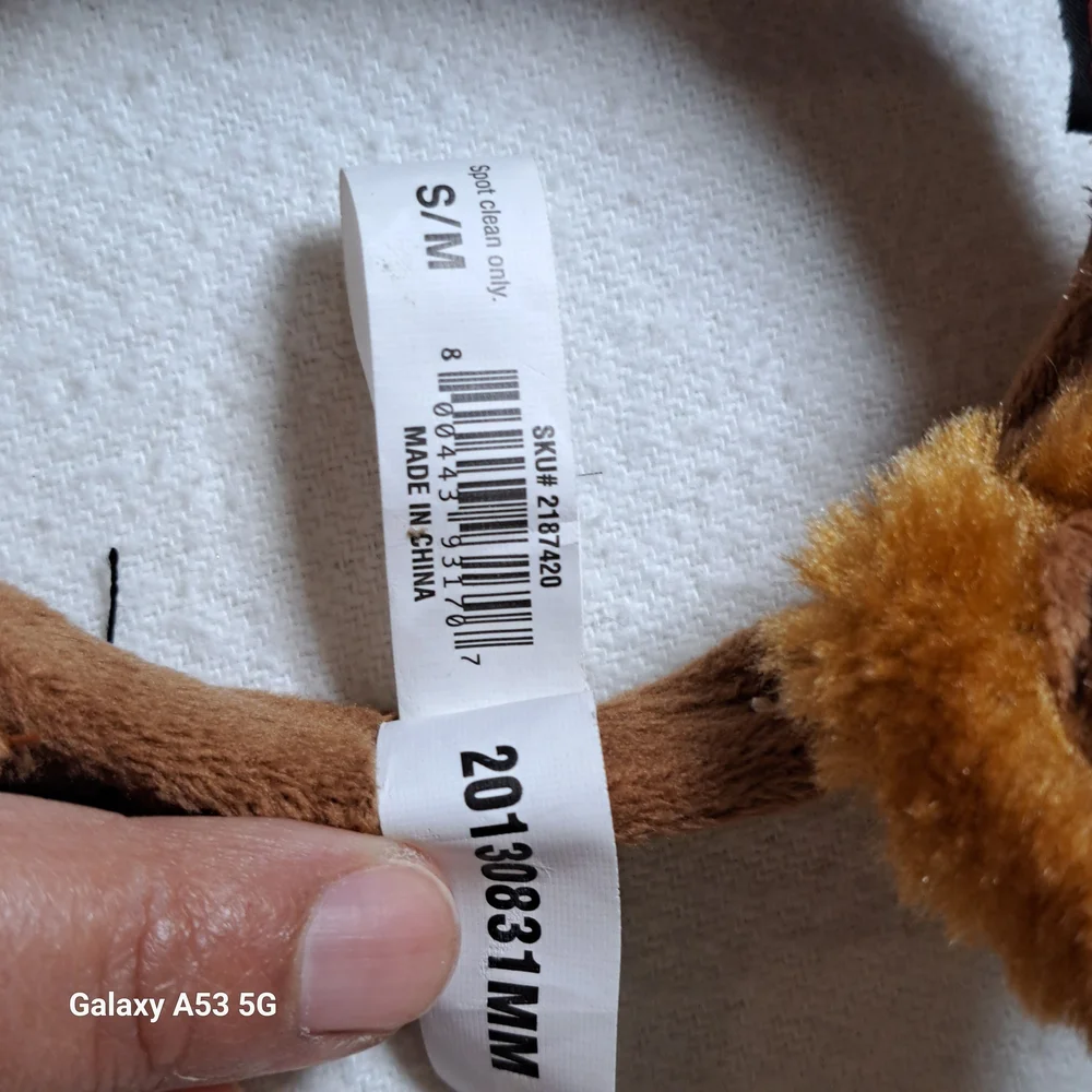 Petco Reindeer Antler Headband with Lights Fake For Dog
